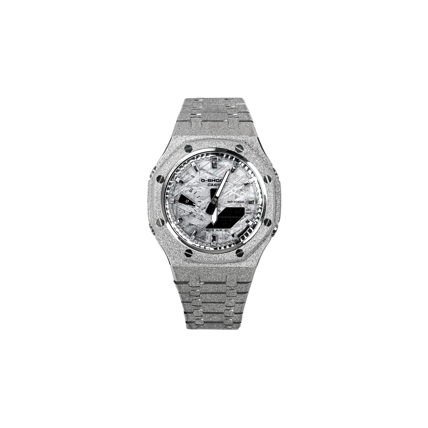 

CASIO Retrofit Series GA2100 Collection Quartz Movement Stainless Steel Strap Watch Unisex Gray Dial