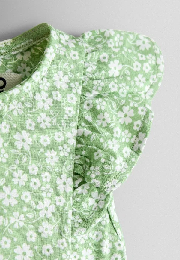 Платье прямого кроя. трикотажное платье Jojo Maman Bébé, Green — фото 3