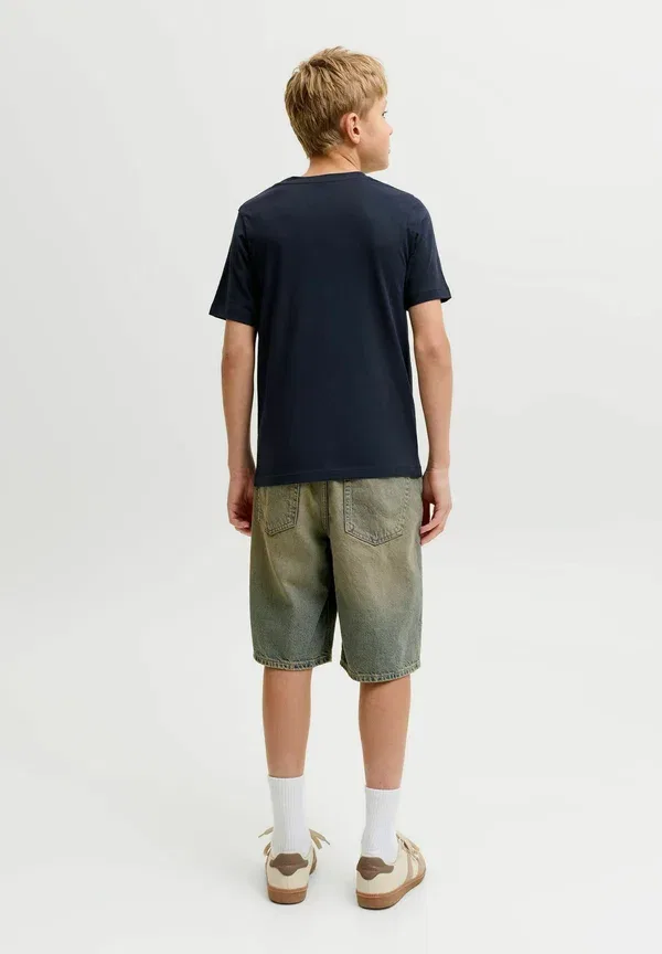 Футболка с принтом Jack & Jones Junior, темно-синий — фото 3