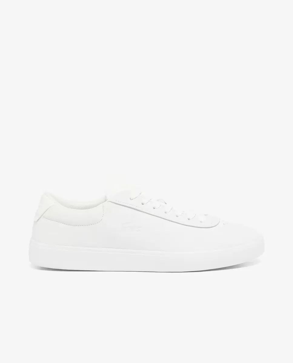 

Мужские замшевые кроссовки Baseshot Evo черного цвета Lacoste, белый