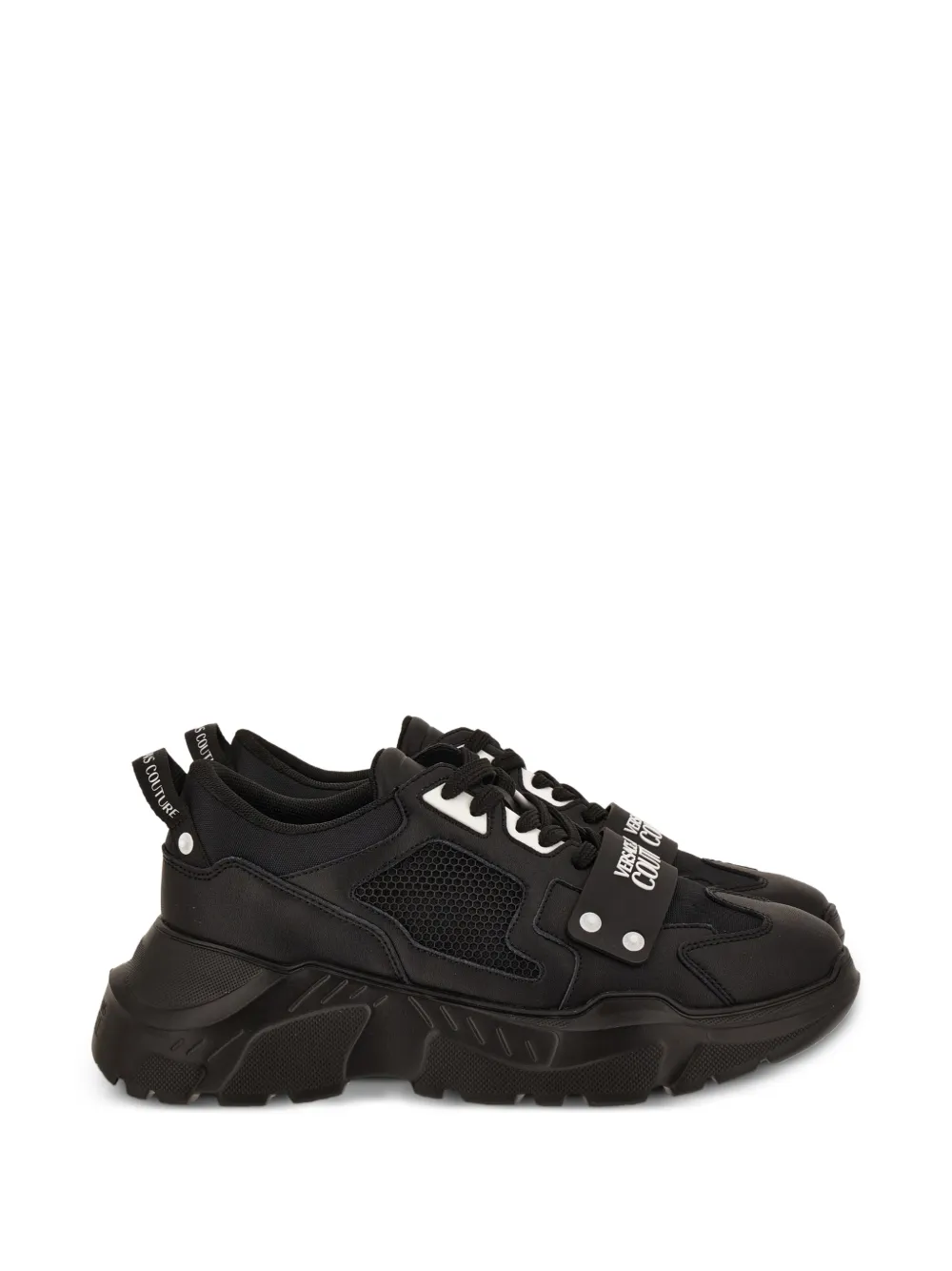 

Кроссовки Speedtrack с логотипом Versace Jeans Couture, черный