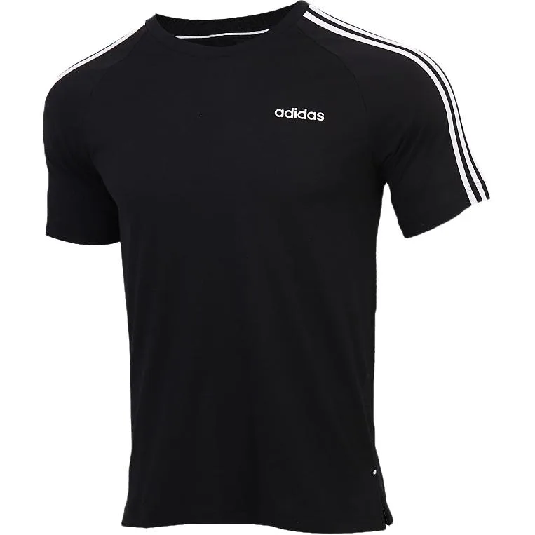 Adidas Neo Футболка мужская Black Crew Neck Moderate Straight Fit