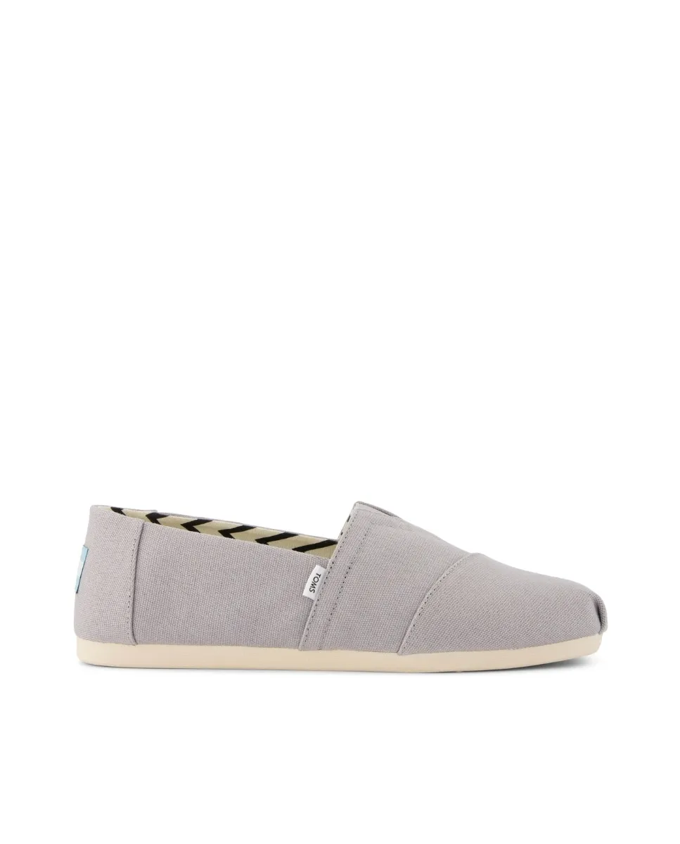 

Классические мужские эспадрильи из парусины Toms, светло-серый