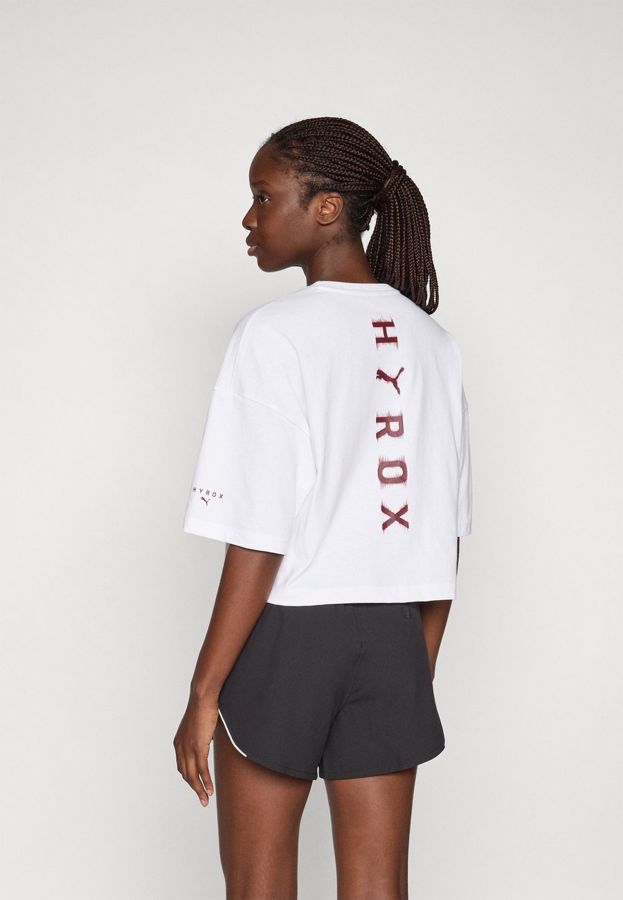 

Футболка Puma HYROX CROPPED LIFESTYLE TEE, White