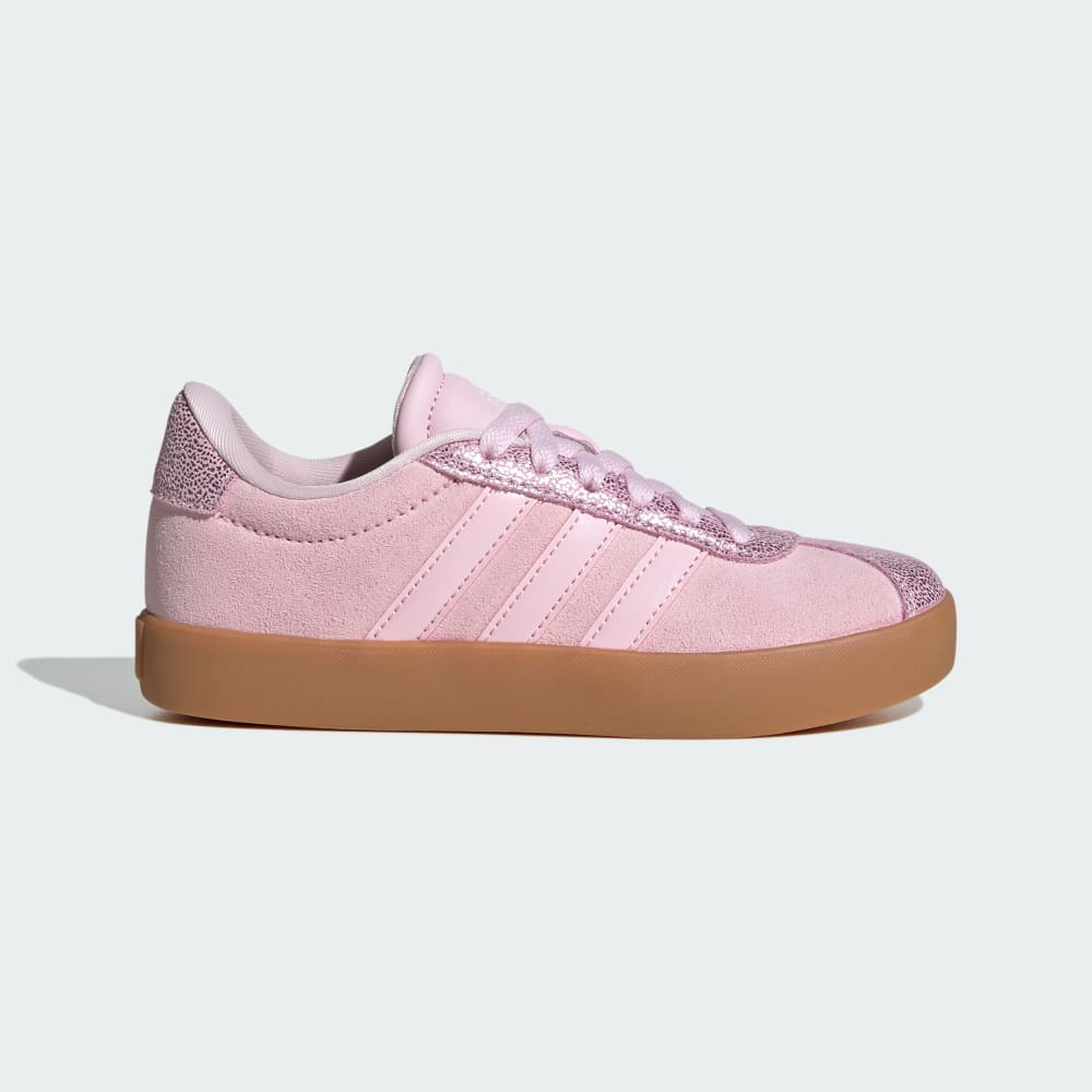 

Кроссовки Adidas VL Court 3.0 Shoes Kids, цвет Clear Pink/Clear Pink/Gum