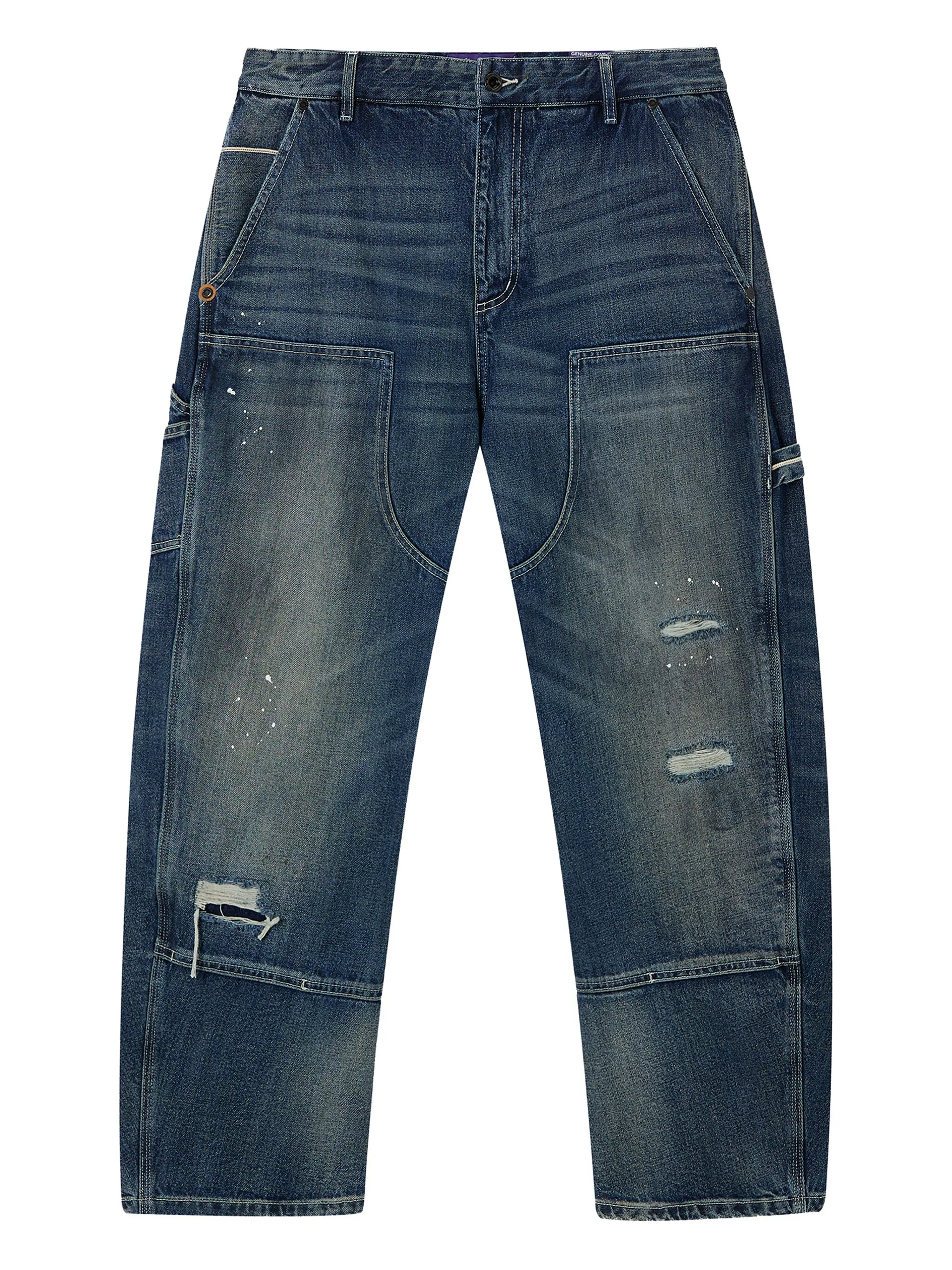 

Джинсы со вставками Aftermaths, синий