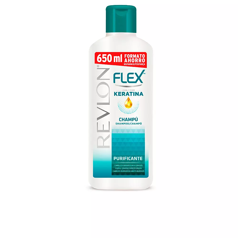 

Шампунь Flex keratina champú purificante Revlon Mass Market, 650 мл.