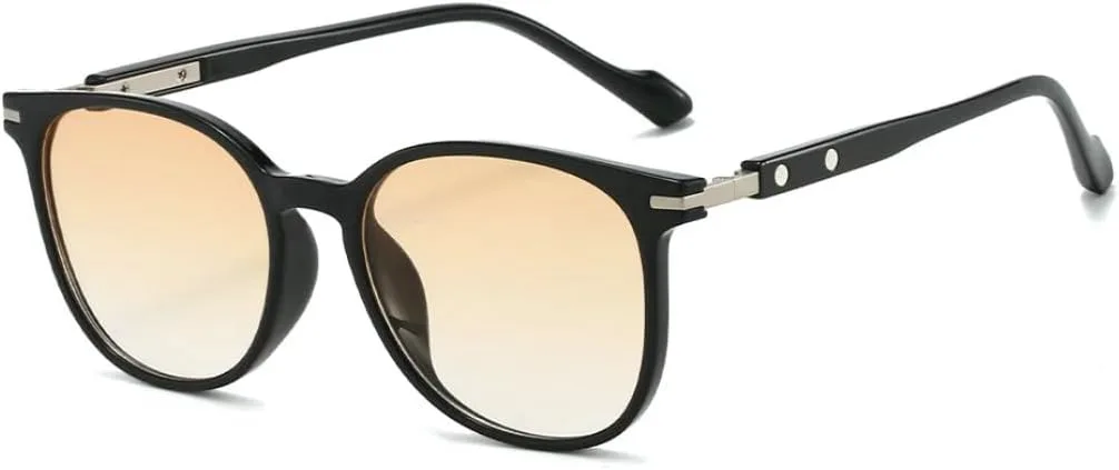 

Роскошные круглые женские солнцезащитные очки с леопардовым градиентом, модный тренд, повседневные мужские солнцезащитные очки UV400 SZVVBKK, Black Orange