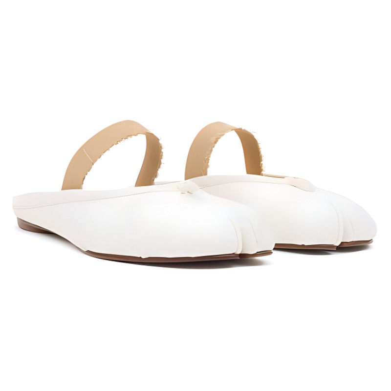 Tabi Slip On Ballerina Mules Женские Maison Margiela, Белый — фото 3