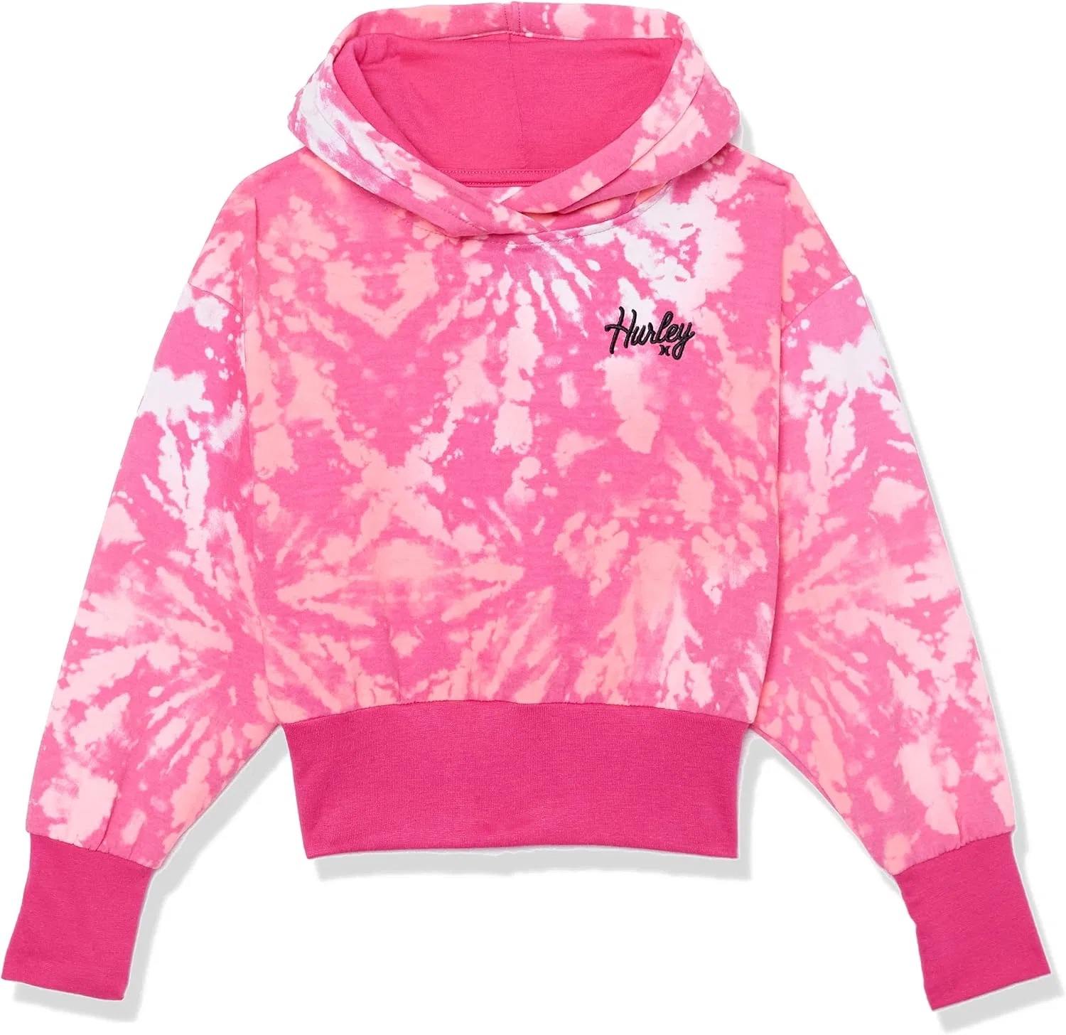 Худи женское Hurley One and Only, с капюшоном и повязкой на голову, Electric Orchid