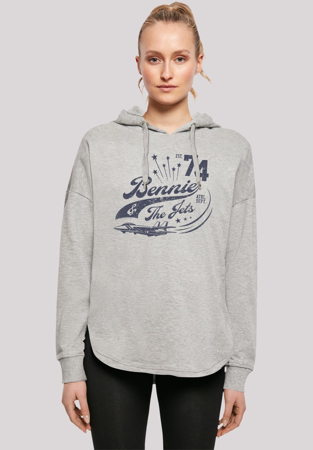 

Толстовка ELTON JOHN BENNIE AND THE JETS - Hoodie F4NT4STIC, серый