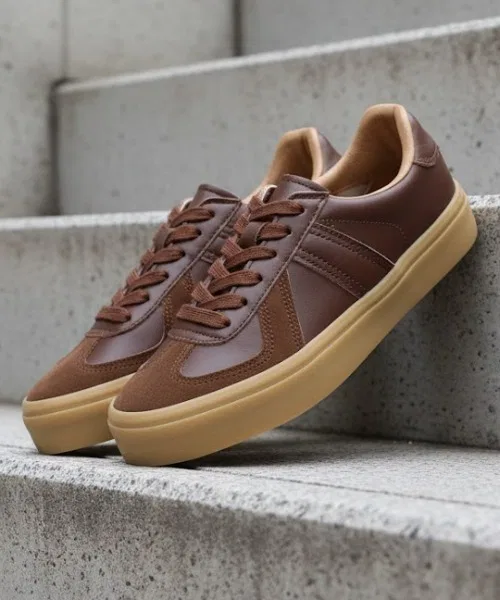 Унисекс кроссовки GERMAN TRAINER из искусственной кожи, коричневые