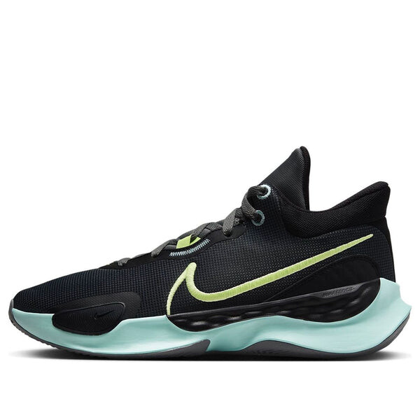 

Кроссовки renew elevate 3 'black green' Nike, черный