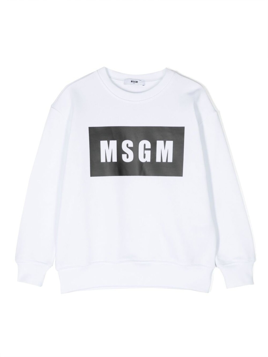 

MSGM Kids толстовка с логотипом, белый