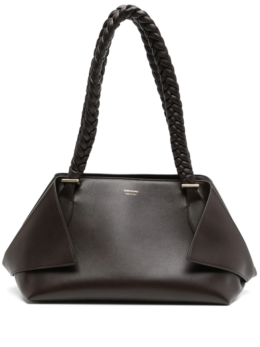 

Кожаная сумка Ferragamo, коричневый