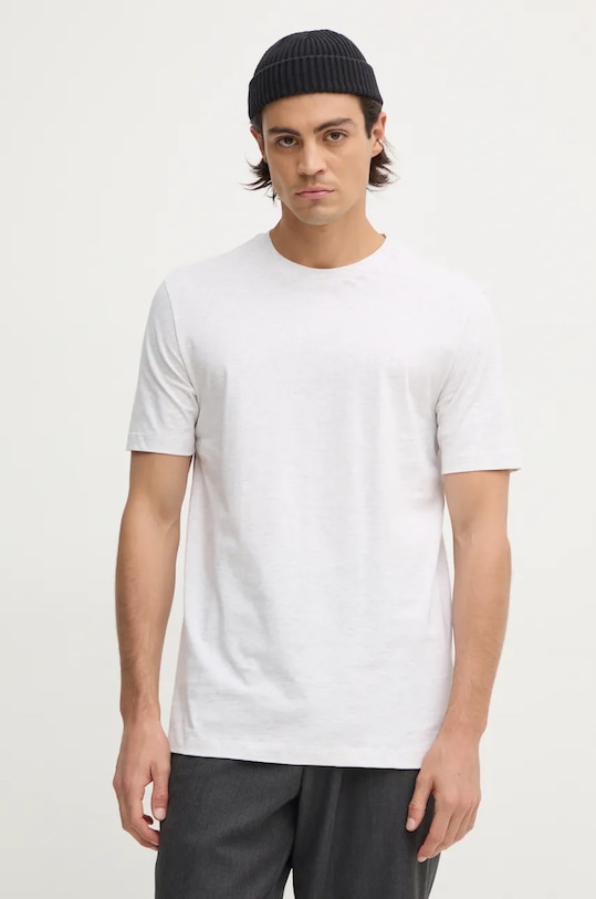 

Хлопковая футболка Boss, серый