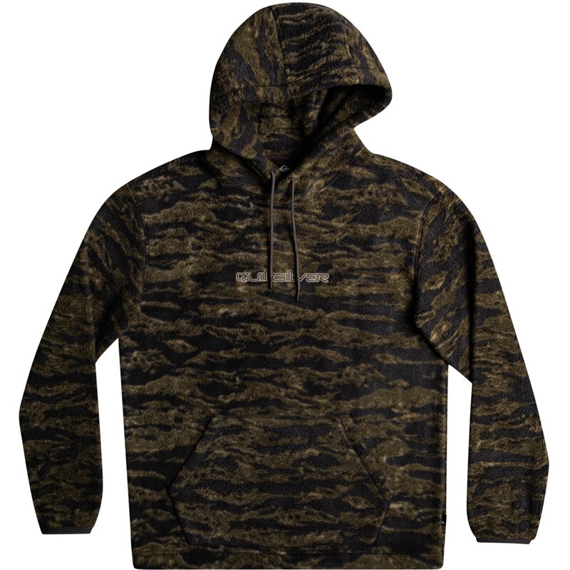 

Kapuzensweat cleancoasts m otlr Quiksilver, цвет grape leaf tiger camo