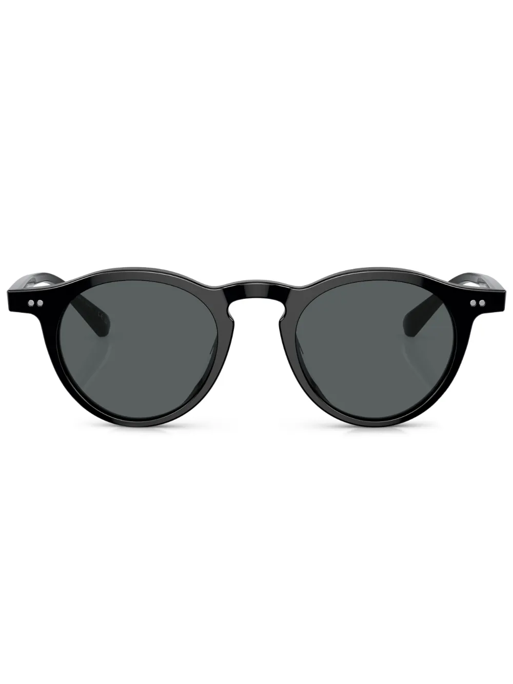 

Солнцезащитные очки в круглой оправе Oliver Peoples, черный