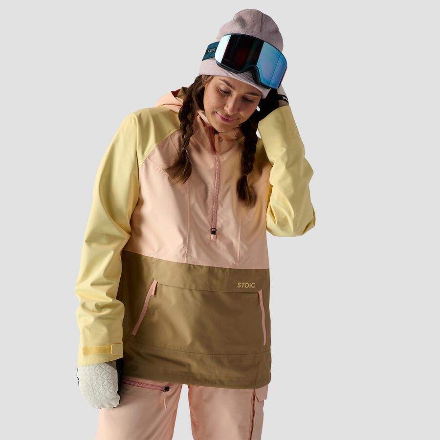 

Женская куртка-анорак Shell Anorak 20 Stoic Stoic, Peach Parfait/Kelp/Mellow Yellow