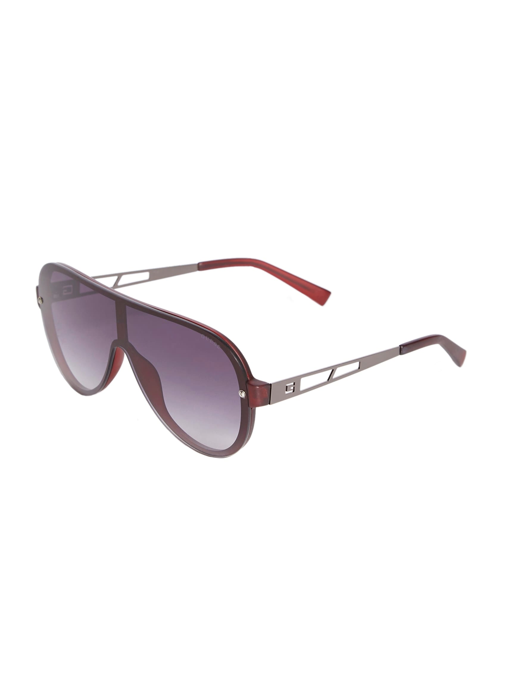 

Солнцезащитные очки-авиаторы Future Rimless Guess Factory, цвет burgundy