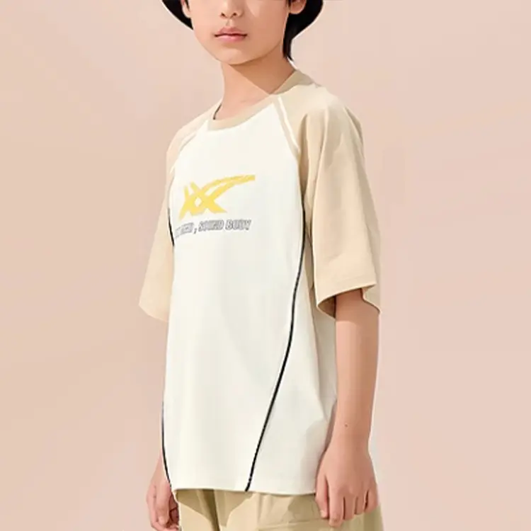 Футболка Urban Light Trend 0003 для детей 3-7 лет ASICS, экрю — фото 4