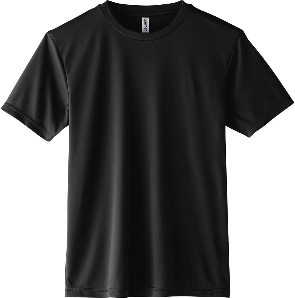 

Футболка с коротким рукавом Glimmer 00350-AIT из трикотажа Interlock Dry плотностью 3,5 унции, с круглым вырезом, черный