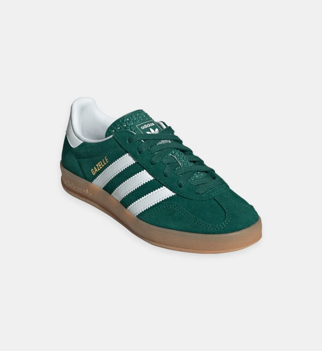 Низкие кеды Gazelle Indoor adidas Originals, зеленый — фото 2