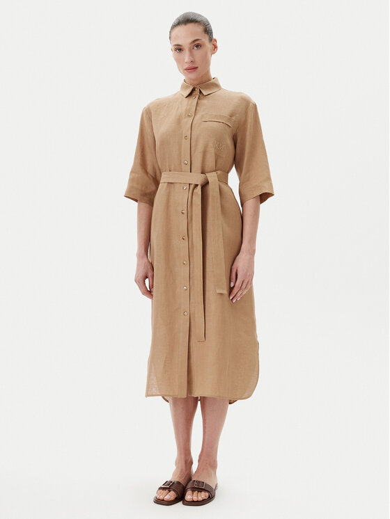 

Платье-Рубашка стандартный крой Salute 2516221028 Max Mara, коричневый