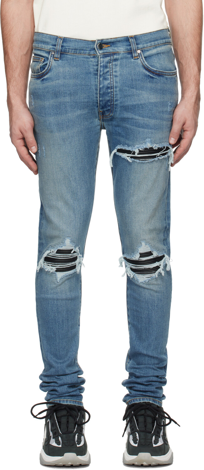 

Синие джинсы MX1 AMIRI, Dark indigo