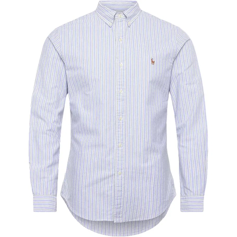 Рубашка Polo Ralph Lauren Slim Fit синяя