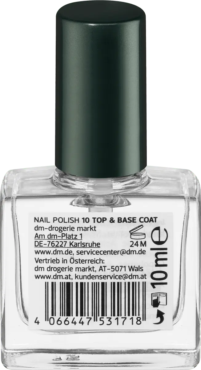 Überlack Color  Лак для ногтей Care - All in One 10 10 мл alverde NATURKOSMETIK — фото 3
