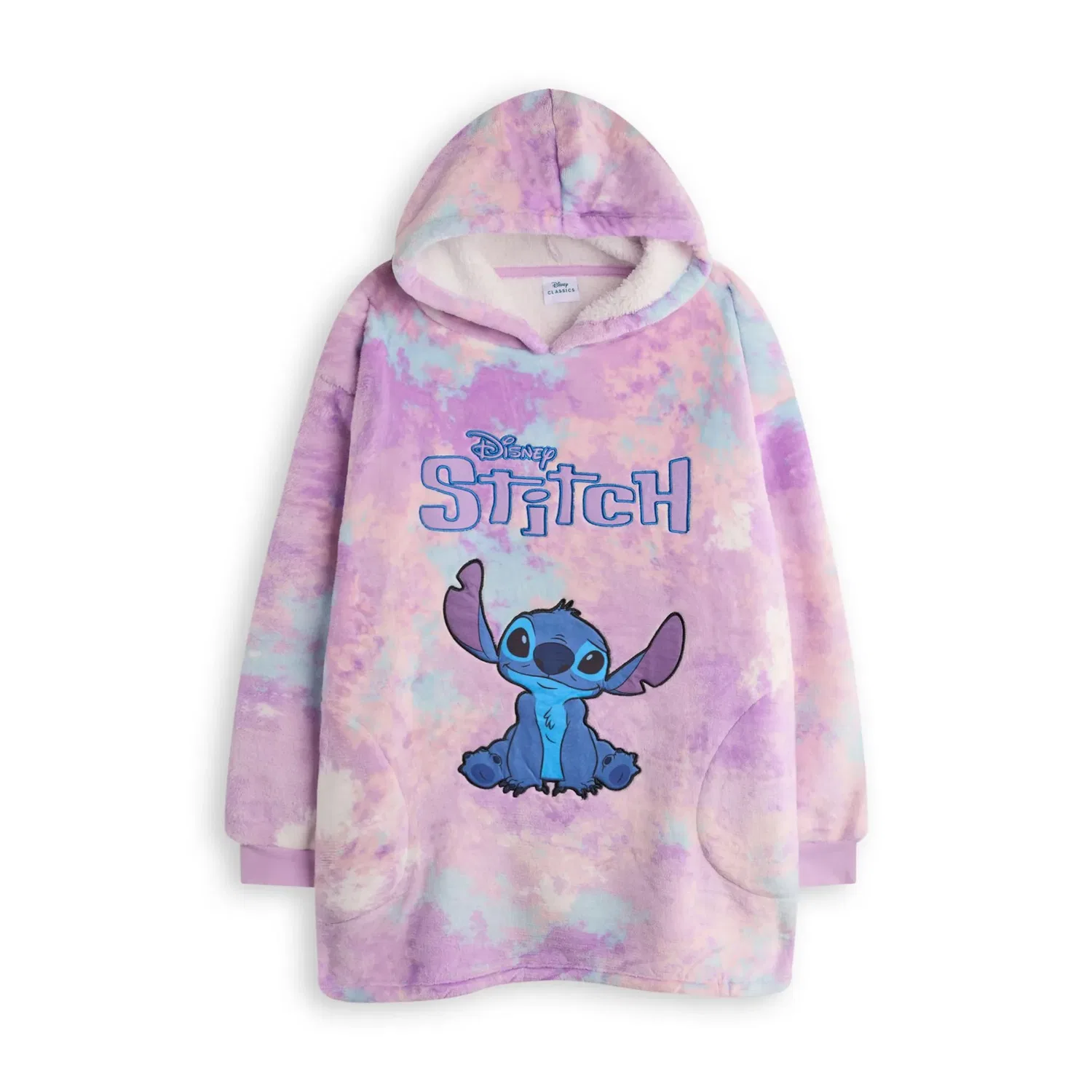 Детская толстовка-плед с принтом Stitch, Disney, мультиколор