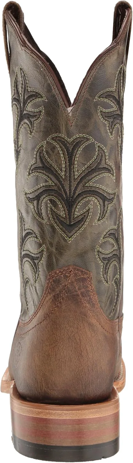 Мужские вестерн-бутсы ARIAT Cowboss, коричневый/зеленый — фото 2