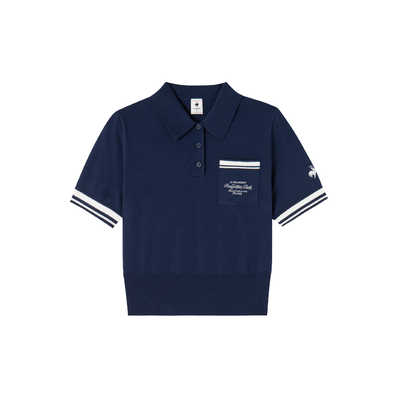 

Женская поло Le Coq Sportif, синий