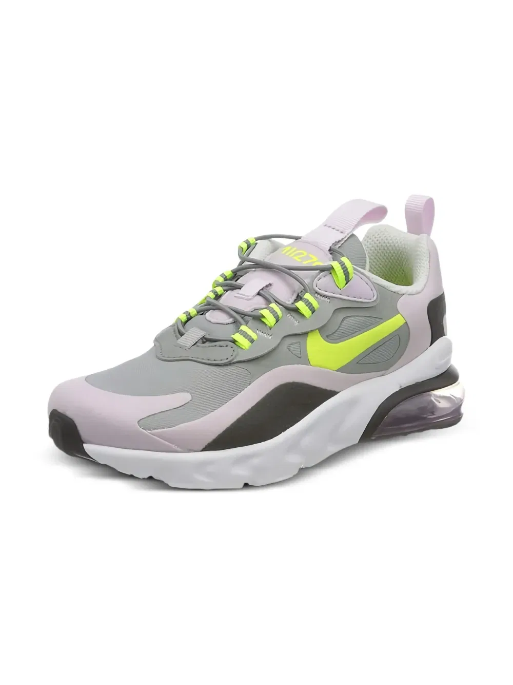 Кроссовки Air Max 270 React "Gunsmoke/Aurora" Nike Kids, серый — фото 2