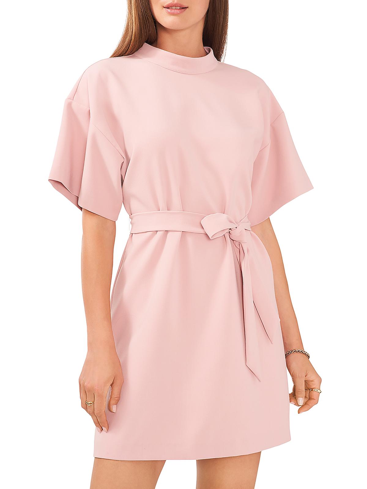 

Женское мини-платье с заниженной линией плеч Ponte Vince Camuto, розовый