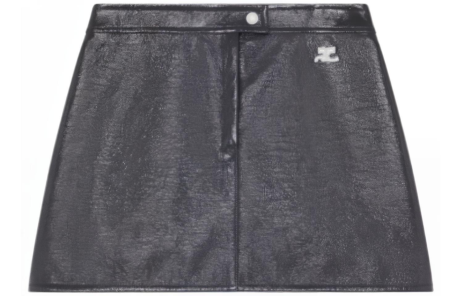 

COURREGES Юбка Courrèges Vinyl Reedition «Steel Grey»