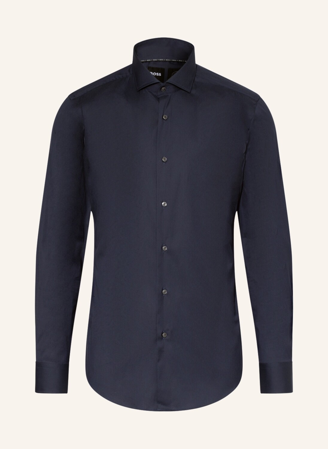 

Рубашка BOSS JerseyHANK PERFORMANCE Slim Fit, темно-синий