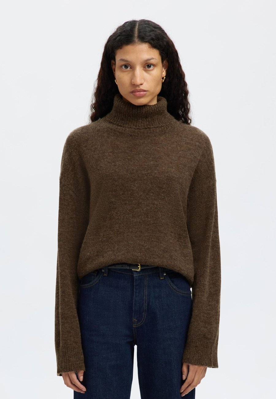 

Джемпер Selected Femme SLFLULU ROLL NECK , Dachshund Melange/Multi-Coloured