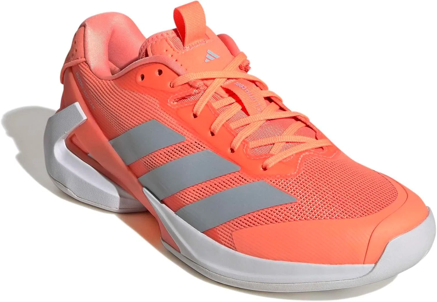 Кроссовки теннисные adidas Adizero Ubersonic 5, Beam Orange/Halo Blue/White — фото 4