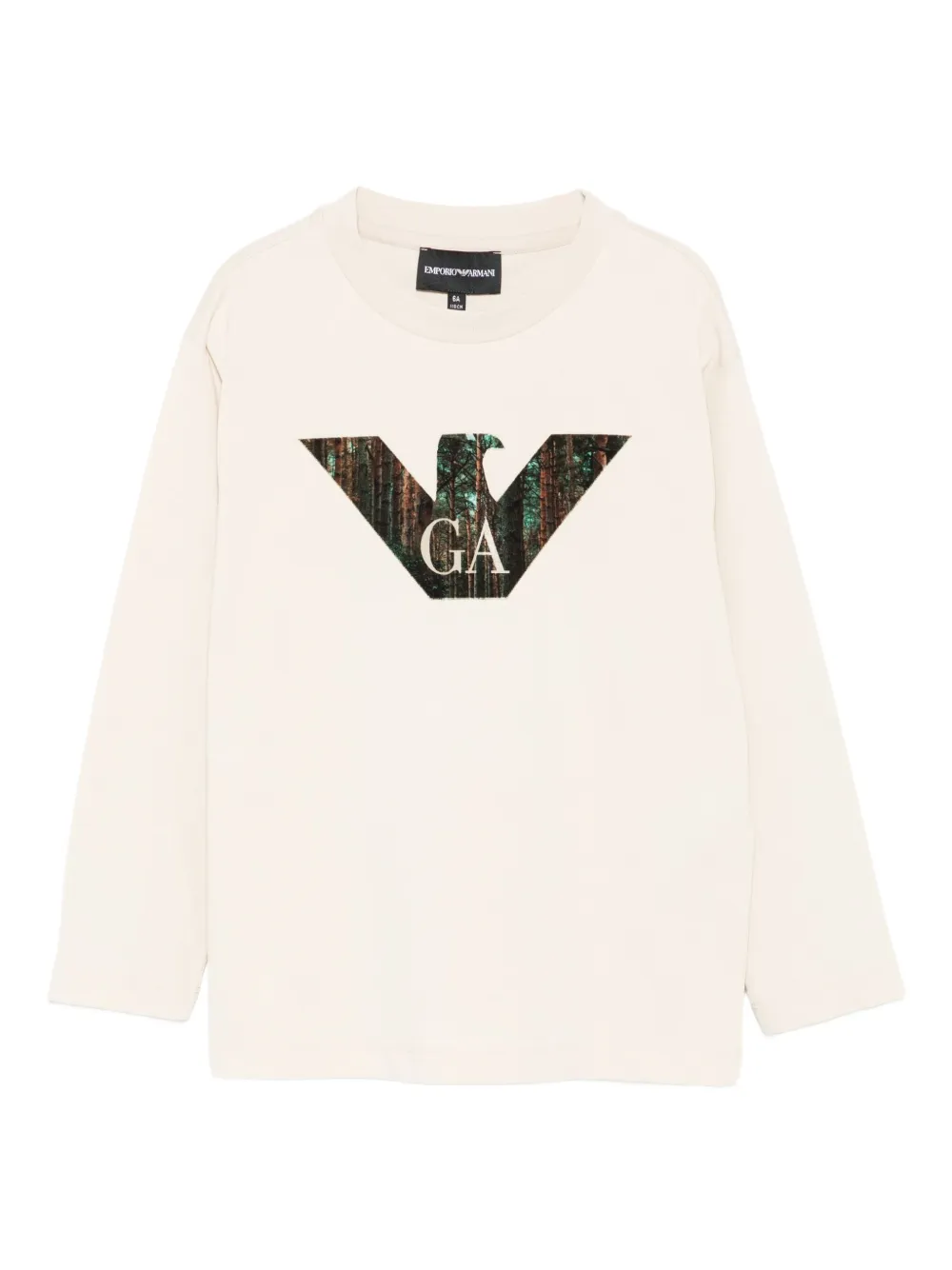 

Толстовка с логотипом Emporio Armani Kids, нейтральный