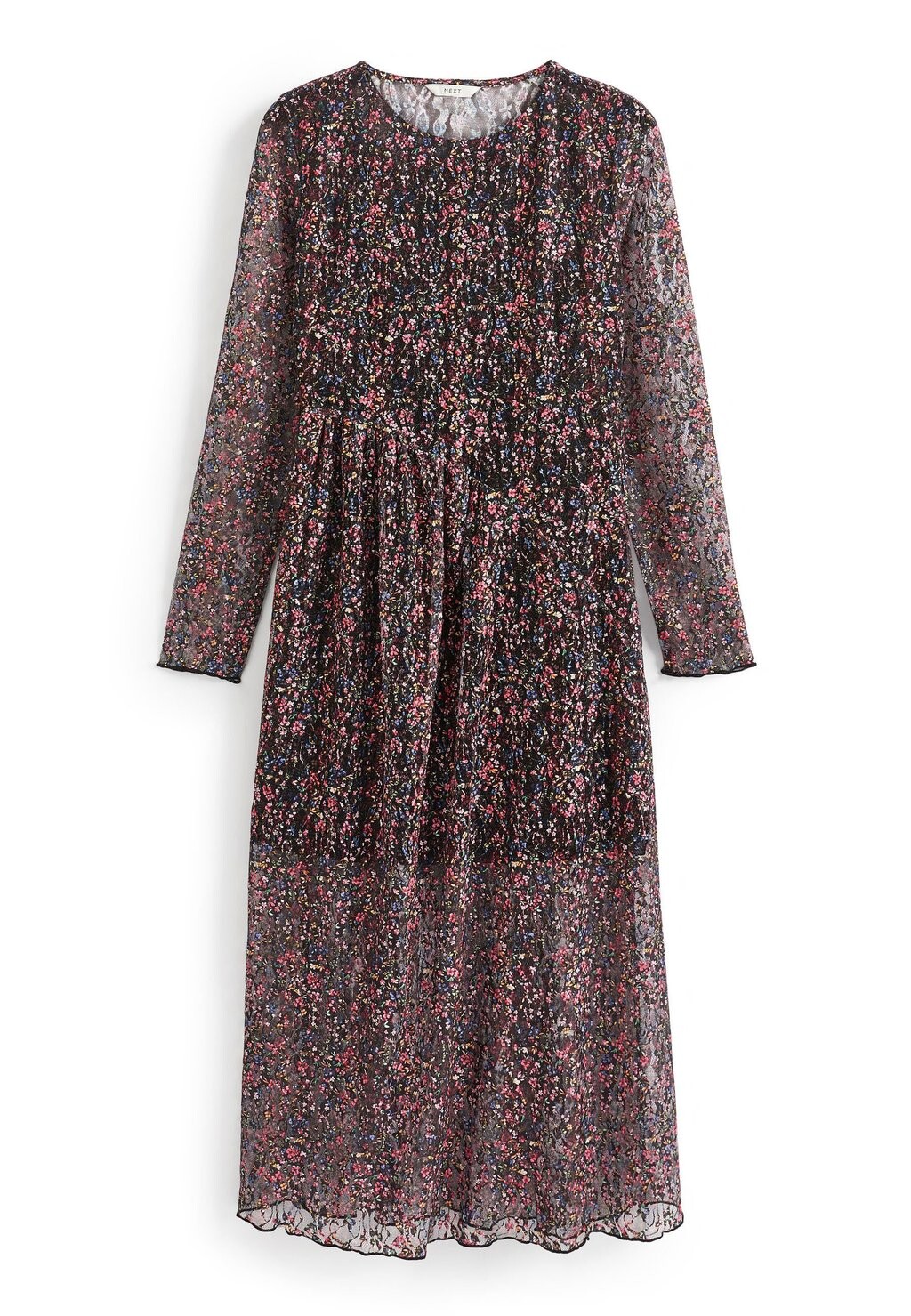 

Летнее платье Floral Printed Long Sleeve Next, мультиколор