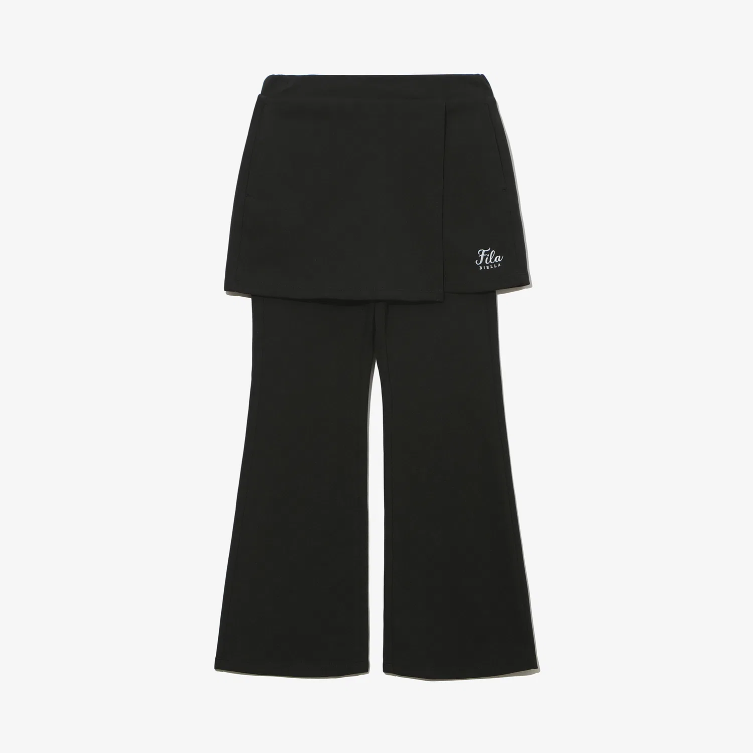 Детские брюки с эффектом многослойной юбки чёрные от Fila Kids