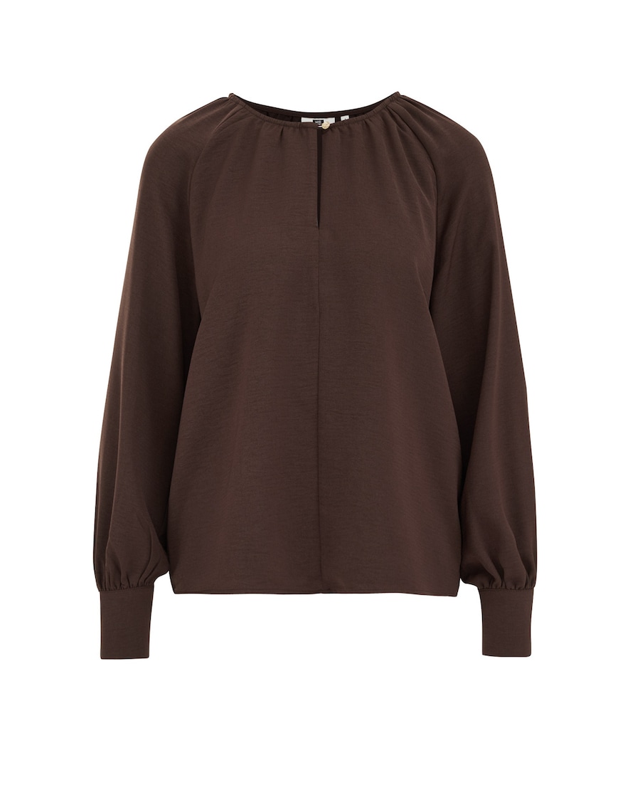 

Блуза WE Fashion, темно-коричневый