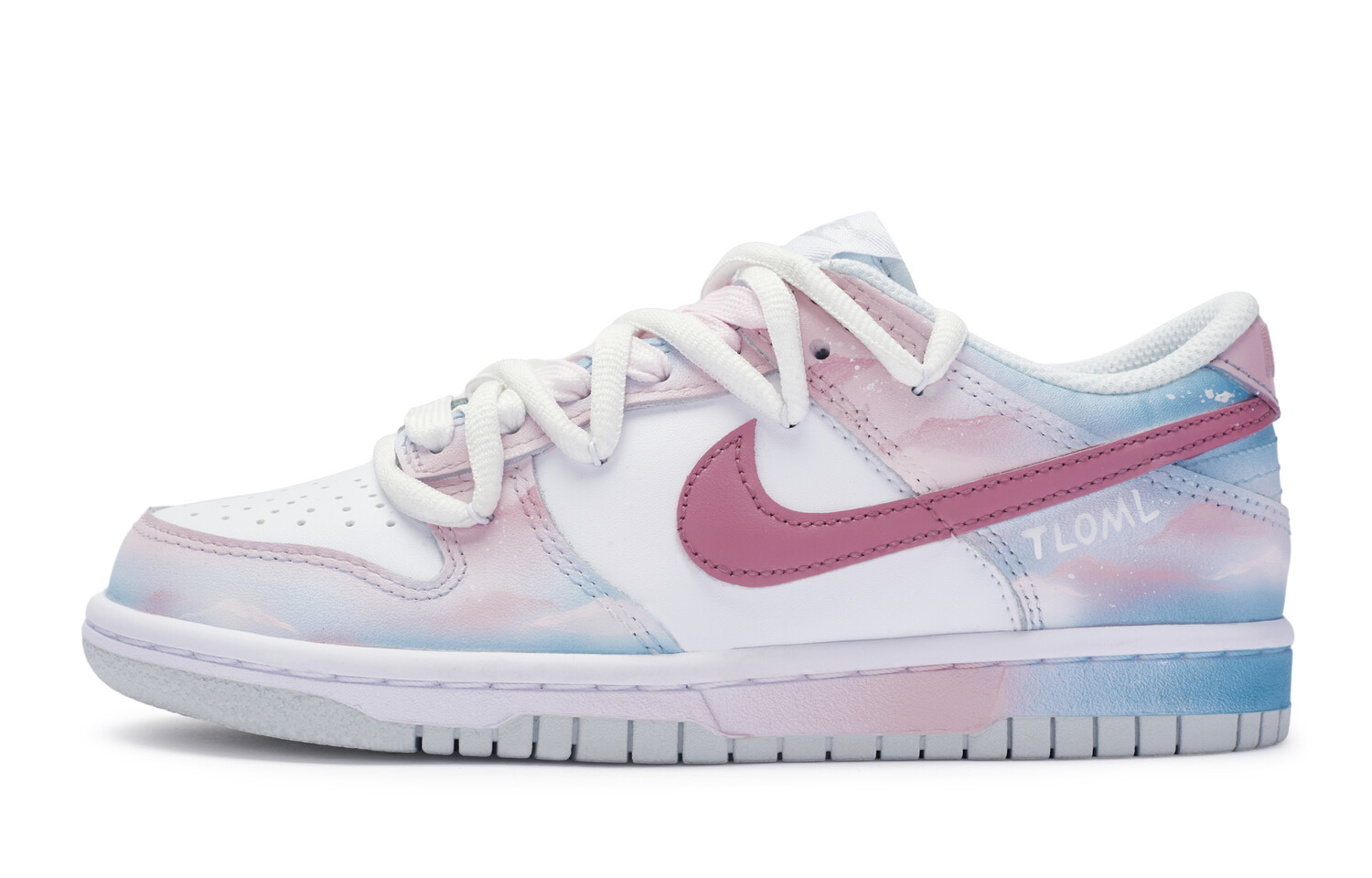 

Кроссовки Nike Dunk Skateboard Shoes Women's Low-Top Dusty Pink