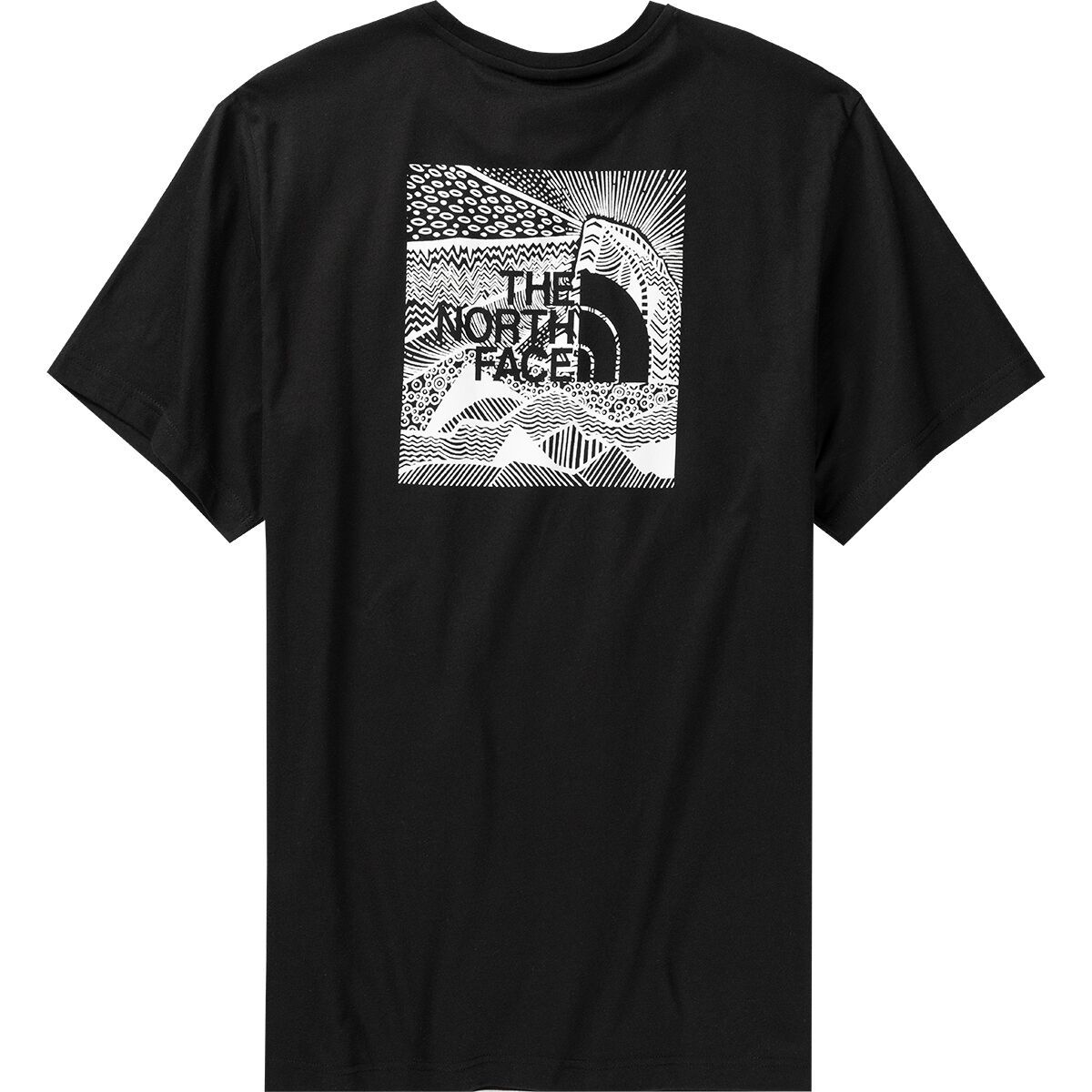 

Короткий рукав бокс праздничная футболка The North Face, черный