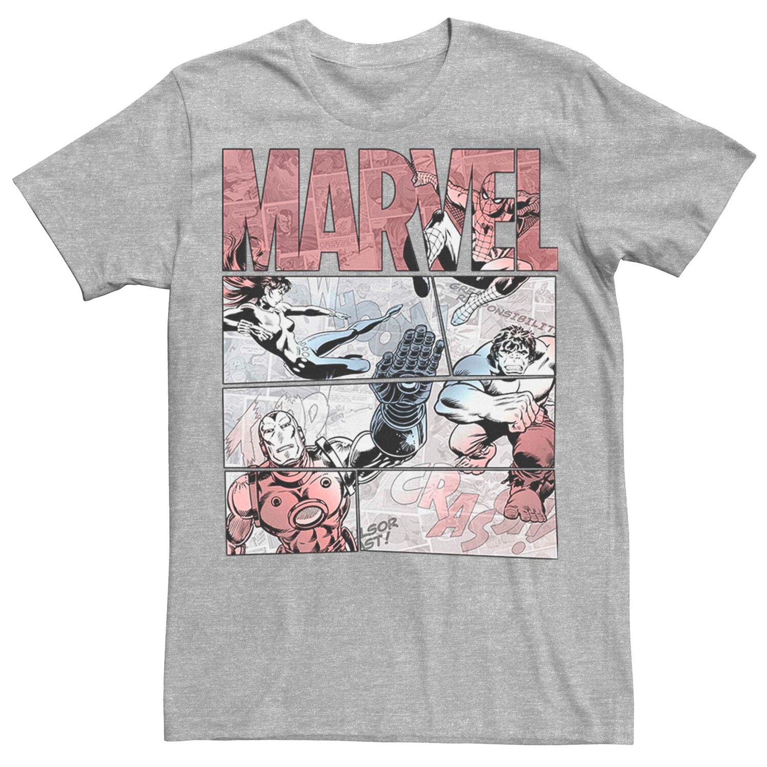

Мужская футболка с вставками в виде героев комиксов Marvel Licensed Character