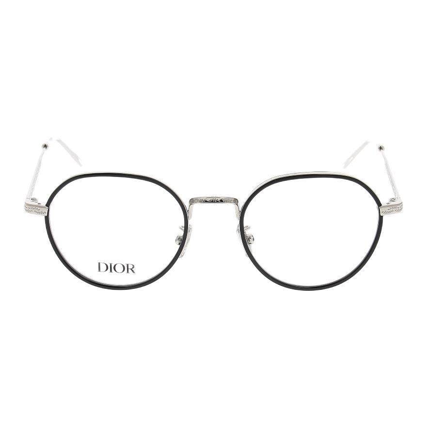 

DIOR Круглая оправа для очков мужская черная, Black