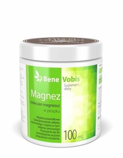 

Młyn Oliwski, Magnesium (лактат магния), Bene Vobis, 500 г