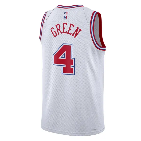 Майка NIke Dri-FIT NBA Swingman Jersey 2023/24 City Edition 'Houston Rockets Jalen Green', белый — фото 2